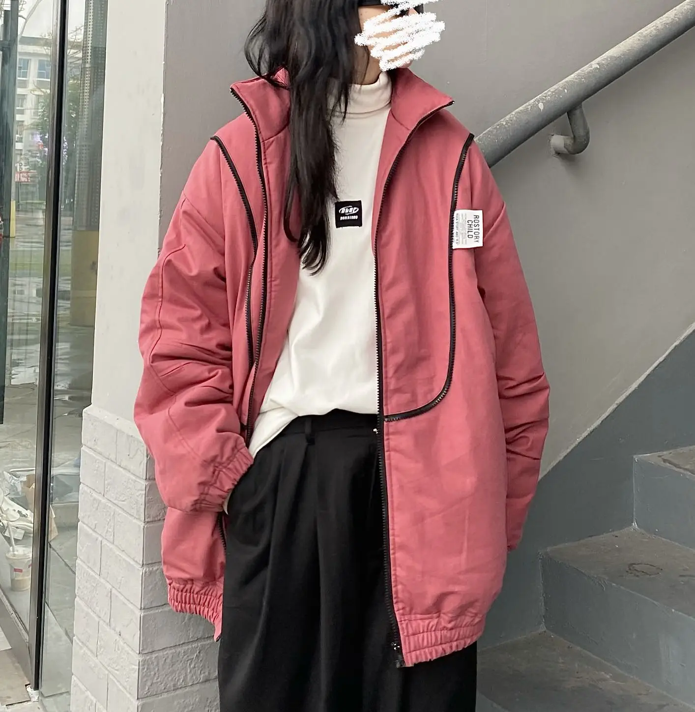 Зимняя хлопковая куртка-бомбер в стиле ретро с высоким воротником, свободного кроя, в корейском уличном стиле, модная женская одежда...
Зимняя хлопковая куртка-бомбер в стиле ретро с высоким воротником, свободного кроя, в корейском уличном стиле, модная женская одежда...