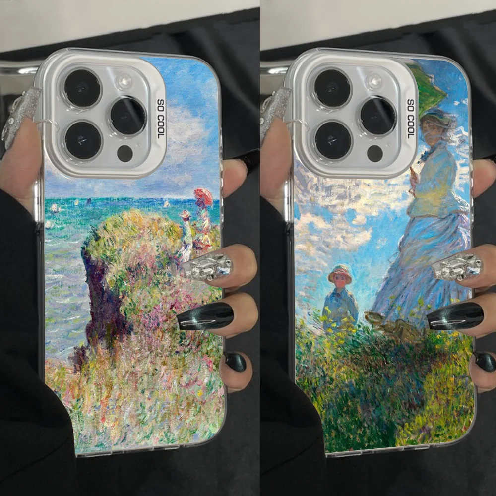 Claude Monet Oil Painting Phone Case For iPhone 16,15,14,13,12,11,Pro,Max,Plus,Mini,XS Anti Fall Gray Silver Matte Hard Bumper
Claude Monet Oil Painting Phone Case For iPhone 16,15,14,13,12,11,Pro,Max,Plus,Mini,XS Anti Fall Gray Silver Matte Hard Bumper