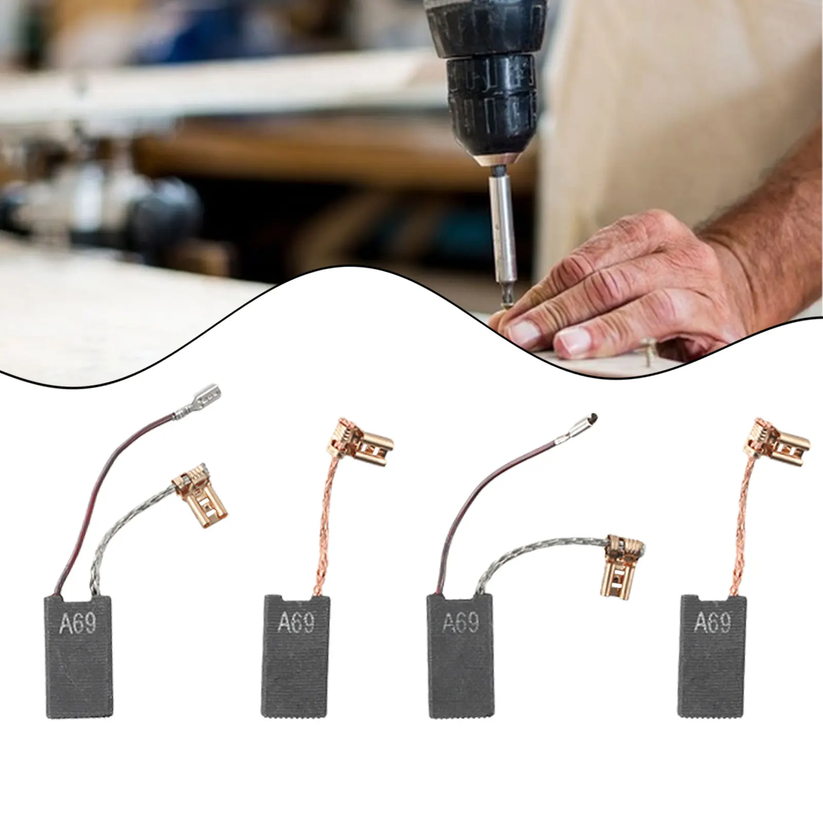 Replacement Carbon Brushes Set For Bosch GBH5-40DE GBH7-45DE GBH7-46DE GBH7-45D For Rotary Hammer Tools 12.5x6.4x25.2mm
Replacement Carbon Brushes Set For Bosch GBH5-40DE GBH7-45DE GBH7-46DE GBH7-45D For Rotary Hammer Tools 12.5x6.4x25.2mm