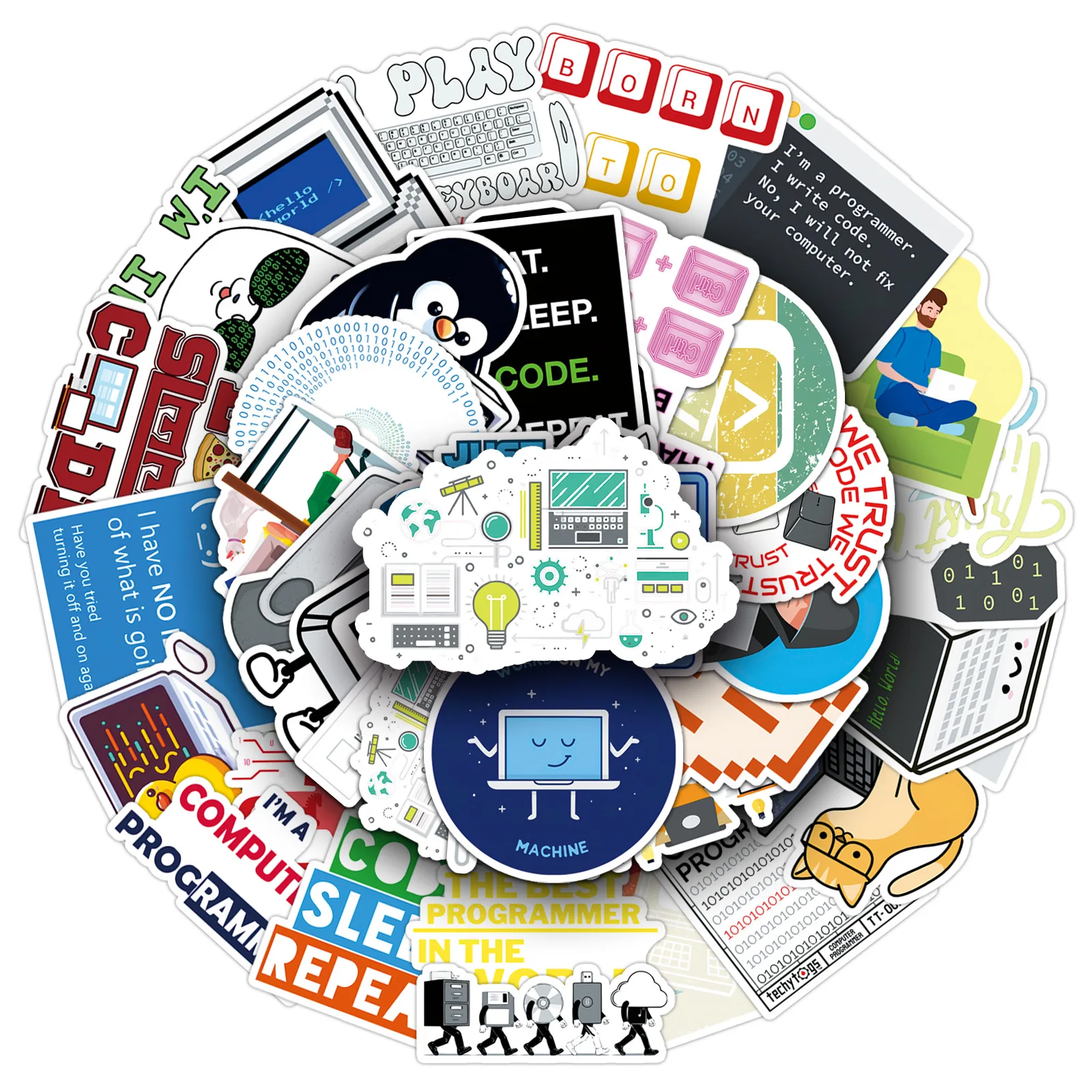 10/50PCS Programmer Cartoon Stickers Funny Code Graffiti IT DIY Decoration Fridge Laptop Guitar Car Bike Skateboard Decals Toys
10/50PCS Programmer Cartoon Stickers Funny Code Graffiti IT DIY Decoration Fridge Laptop Guitar Car Bike Skateboard Decals Toys