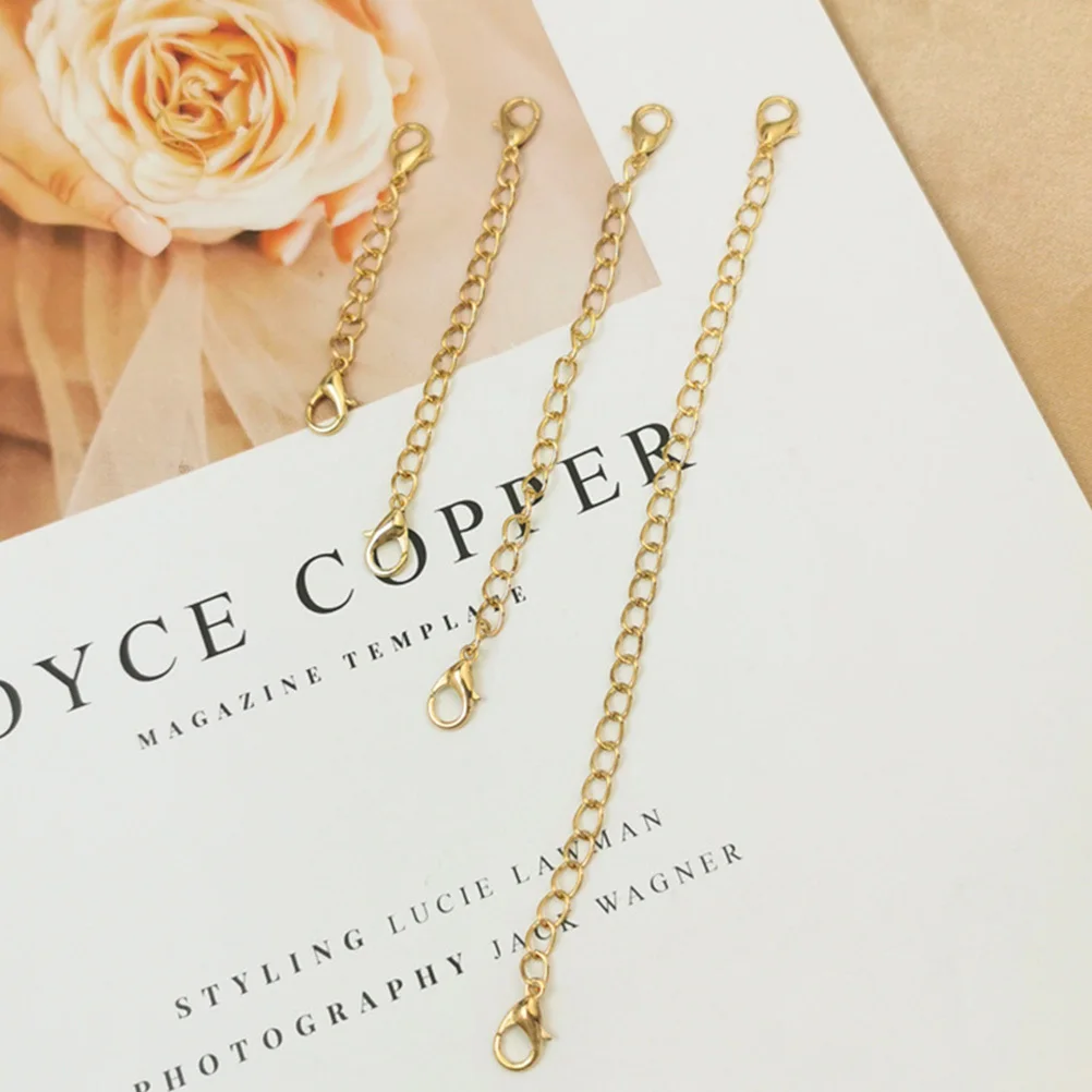 10Pcs Necklace Extender Chain Set Stainless Steel Double Lobster Clasp Jewelry Extension for Necklaces Bracelets Anklets
10Pcs Necklace Extender Chain Set Stainless Steel Double Lobster Clasp Jewelry Extension for Necklaces Bracelets Anklets