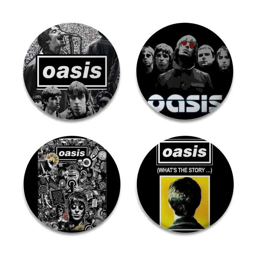 British Rock Band O-oasis Badges Round Exquisite Badge Brooches Creative Pins For Clothes Hat Backpack Gift Accessories
British Rock Band O-oasis Badges Round Exquisite Badge Brooches Creative Pins For Clothes Hat Backpack Gift Accessories