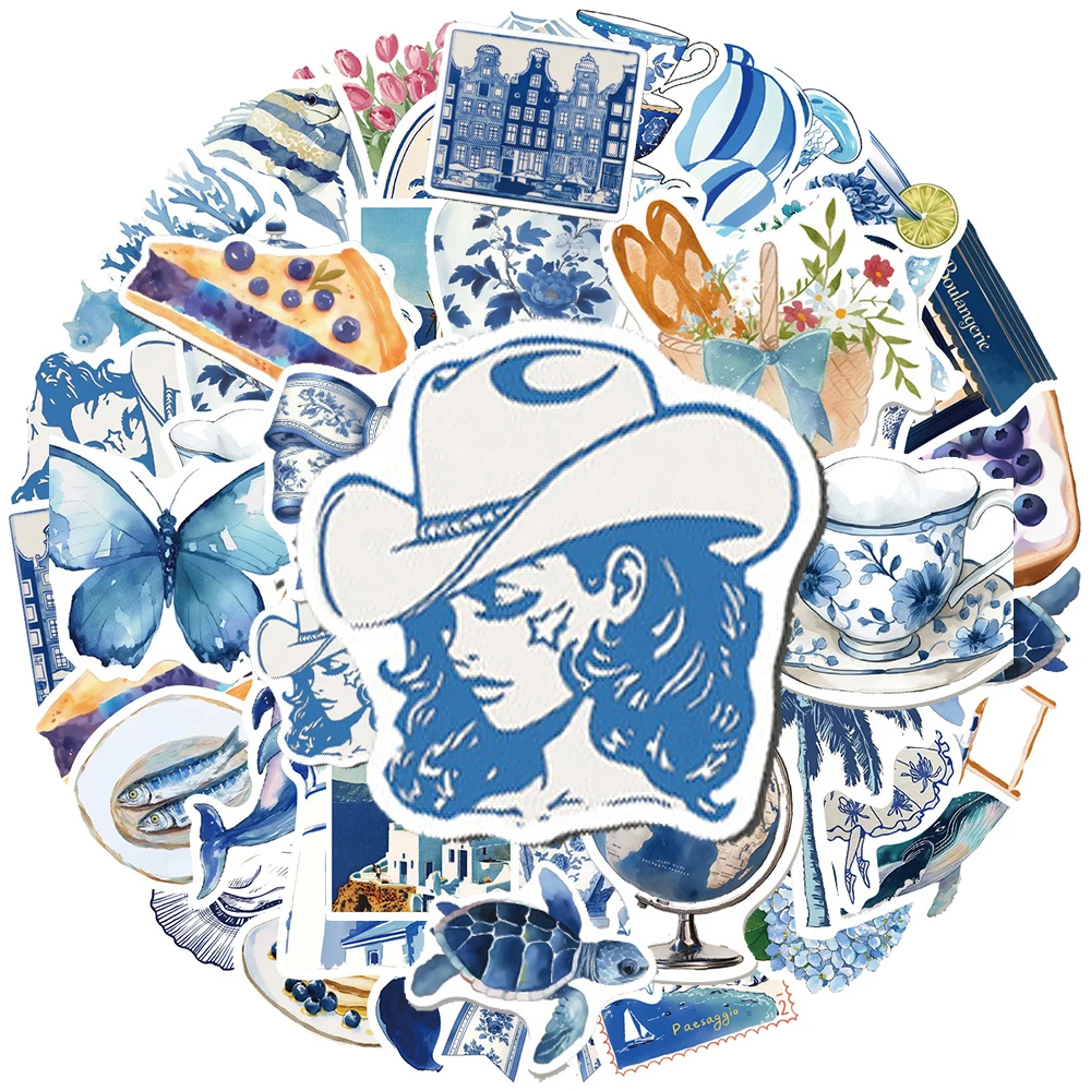 10/30/50pcs Blue INS Style Cartoon Graffiti Stickers Aesthetic Decoration Decals Toys DIY Skateboard Phone Luggage Cute Sticker
10/30/50pcs Blue INS Style Cartoon Graffiti Stickers Aesthetic Decoration Decals Toys DIY Skateboard Phone Luggage Cute Sticker