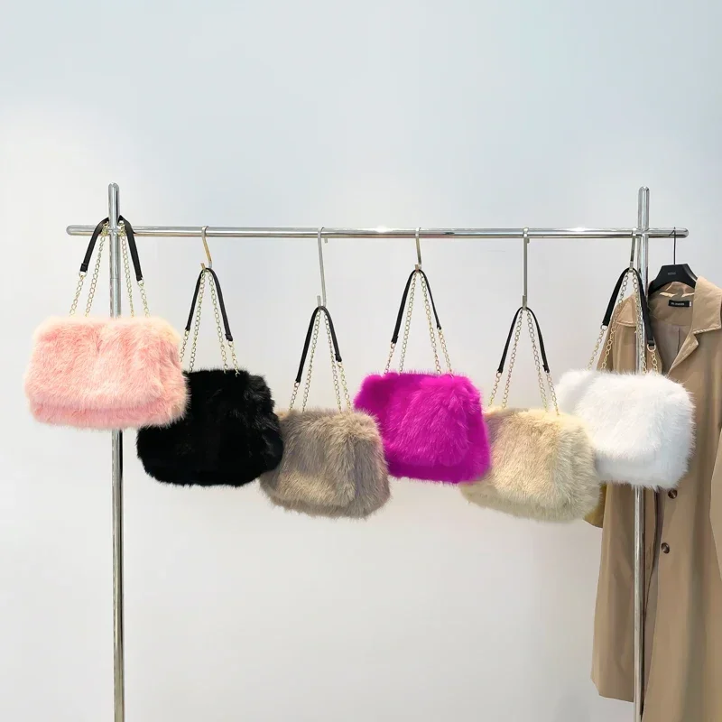 Autumn and Winter Fashion Concise Underarm Bag 2026 New Solid Sweet Women's Tote Bags Casual Cute Plush Temperament Shoulder Bag
Autumn and Winter Fashion Concise Underarm Bag 2026 New Solid Sweet Women's Tote Bags Casual Cute Plush Temperament Shoulder Bag