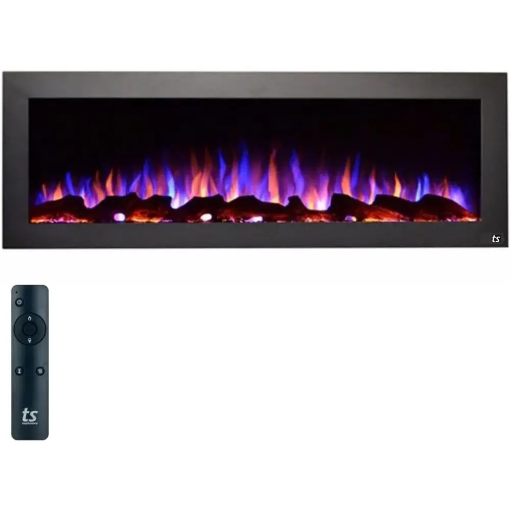 Sideline Indoor/Outdoor Decorative Electric ireplace -No Heat -GI Plug or Outdoor Use -50" Wide -in Wall Reced or Wall Mount -Re
Sideline Indoor/Outdoor Decorative Electric ireplace -No Heat -GI Plug or Outdoor Use -50" Wide -in Wall Reced or Wall Mount -Re