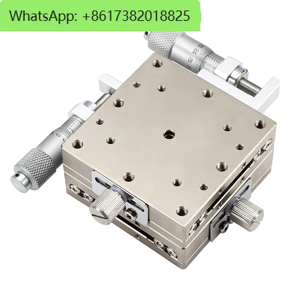 X-axis displacement platform LBX40/60/25/LBY80 precision manual fine-tuning linear moving stainless steel slide
X-axis displacement platform LBX40/60/25/LBY80 precision manual fine-tuning linear moving stainless steel slide