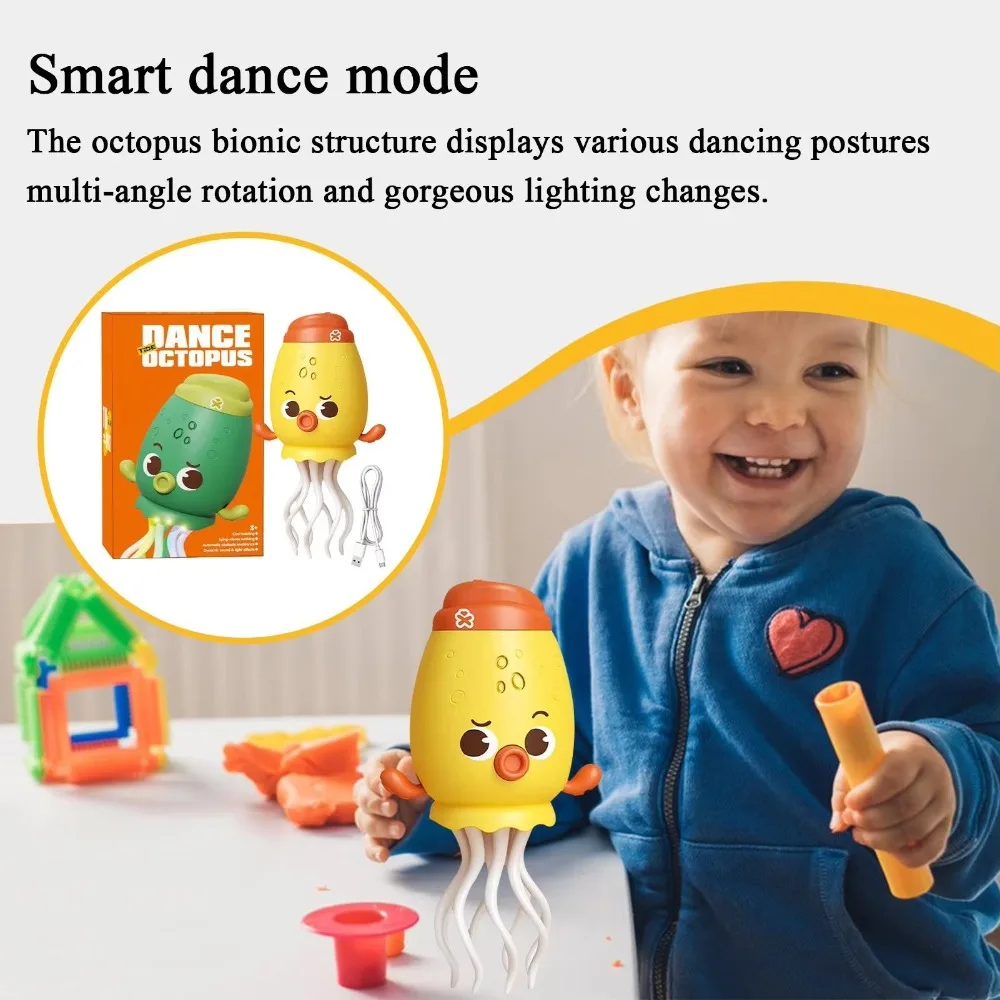 with Music Electric Dancing Octopus Toy with Lights Automatic Obstacle Avoidance Electric Octopus Sensor Toy
with Music Electric Dancing Octopus Toy with Lights Automatic Obstacle Avoidance Electric Octopus Sensor Toy
