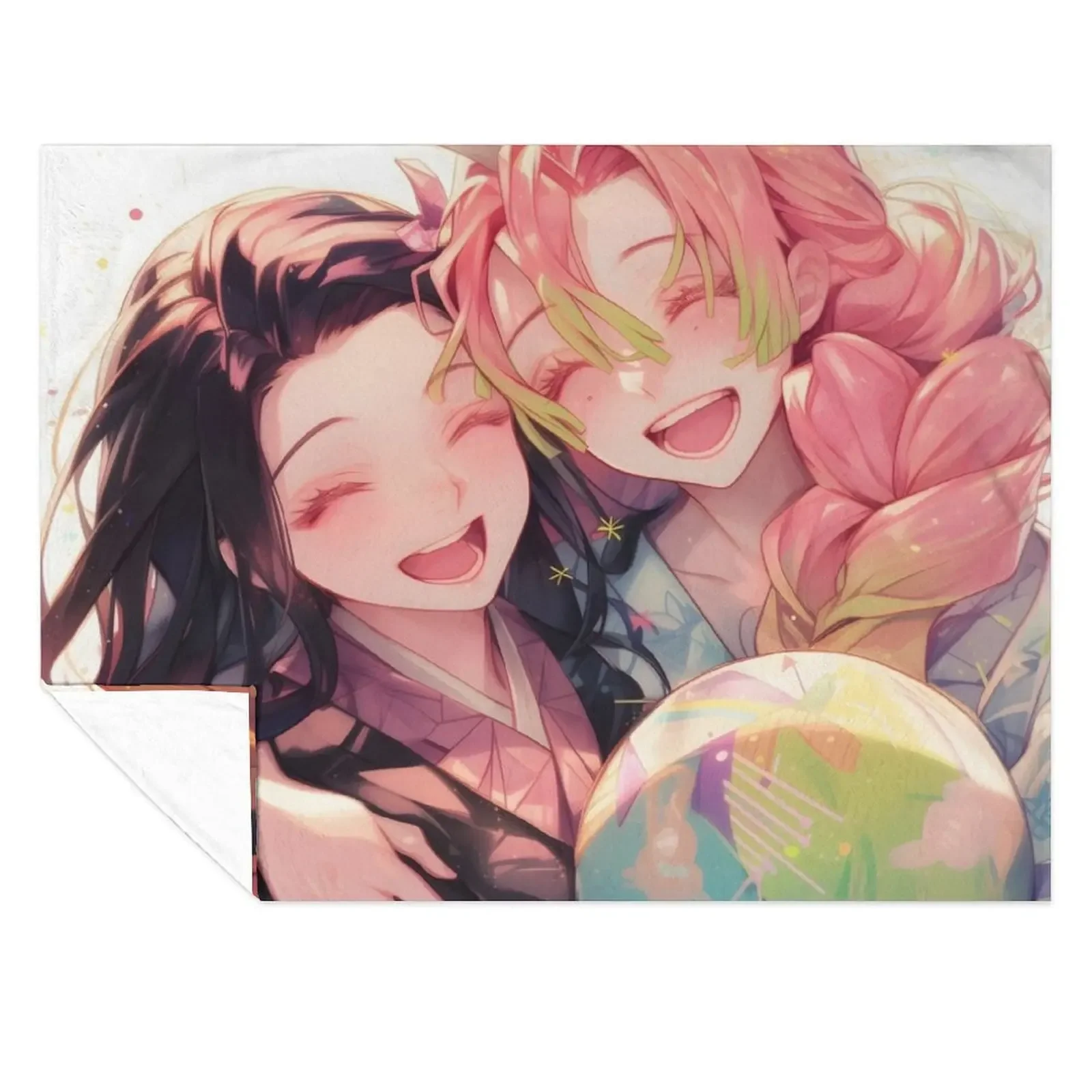 Nezuko Kamado & Mitsuri Kanroji - Demon Slayer 1 Throw Blanket Blankets For Sofas anime Luxury Thicken Thin Blankets
Nezuko Kamado & Mitsuri Kanroji - Demon Slayer 1 Throw Blanket Blankets For Sofas anime Luxury Thicken Thin Blankets