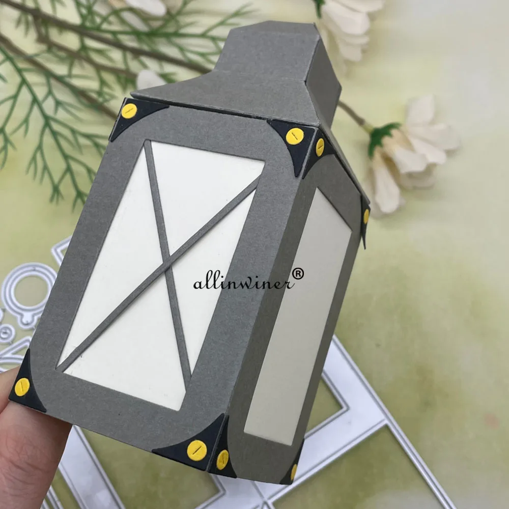 New 3D box Lantern DIY Craft Metal Cutting Die Scrapbook Embossed Paper Card Album Craft Template Stencil Dies
New 3D box Lantern DIY Craft Metal Cutting Die Scrapbook Embossed Paper Card Album Craft Template Stencil Dies