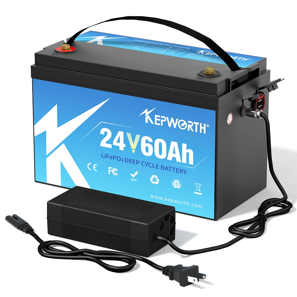 24V 60Ah LiFePO4 Lithium Battery BMS LFP Lithium Iron Phosphate Batteries For Scooter Tricycle Boat RV Campers Wind Solar Energy
24V 60Ah LiFePO4 Lithium Battery BMS LFP Lithium Iron Phosphate Batteries For Scooter Tricycle Boat RV Campers Wind Solar Energy