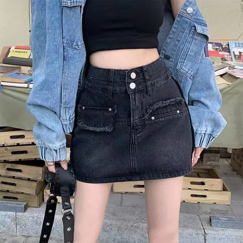 Female Jeans Skirts Chorts Pants Wrap Tight Stylish Streetwear Aesthetic Vintage High Quality Premium Women's Denim Skirt Short
Female Jeans Skirts Chorts Pants Wrap Tight Stylish Streetwear Aesthetic Vintage High Quality Premium Women's Denim Skirt Short