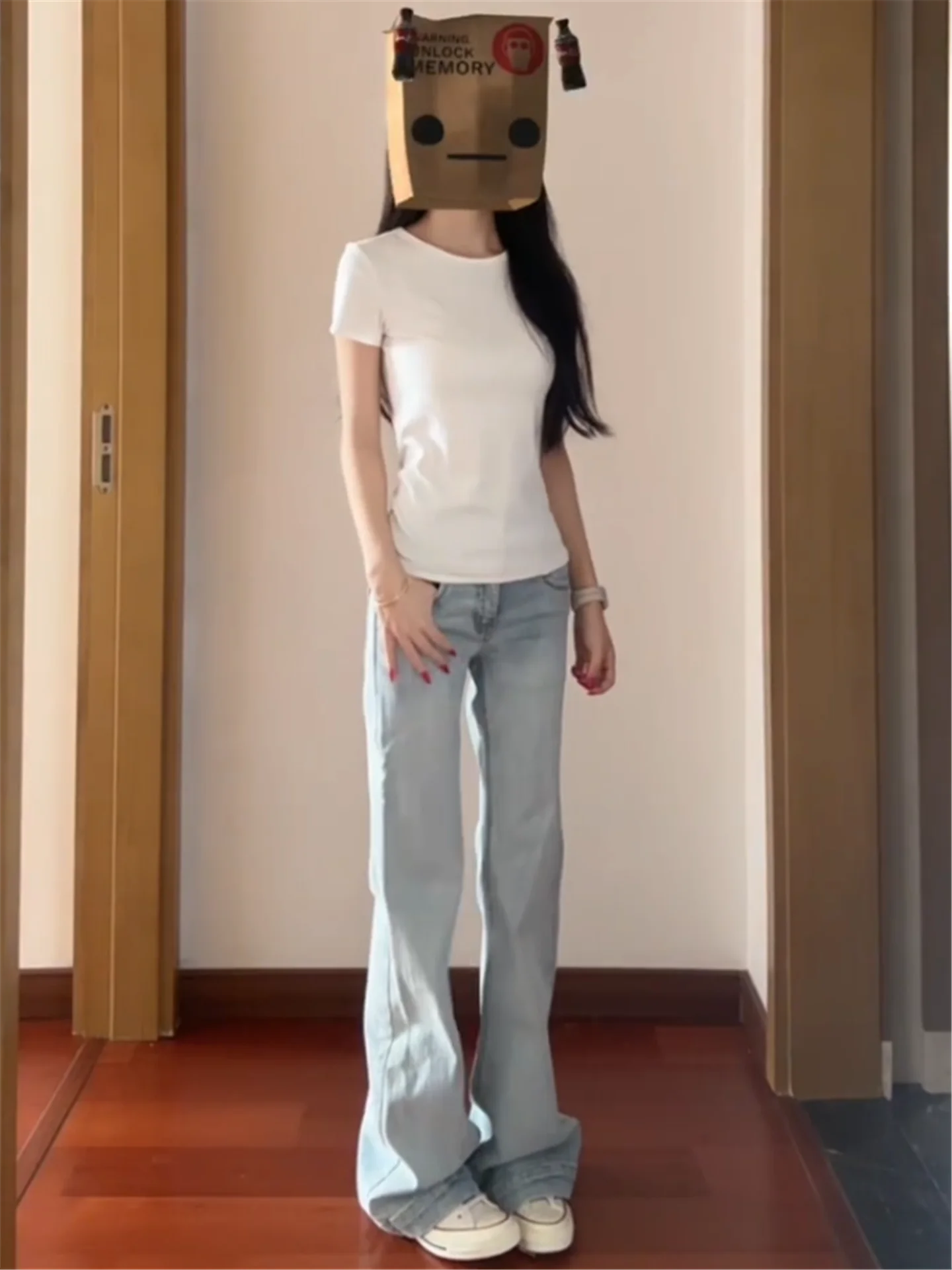 Extended Length Bell Bottom Jeans Women's High Waist Skinny Stretchy Floor Length Blue Jeans Low Waist American Vibe Jeans
Extended Length Bell Bottom Jeans Women's High Waist Skinny Stretchy Floor Length Blue Jeans Low Waist American Vibe Jeans