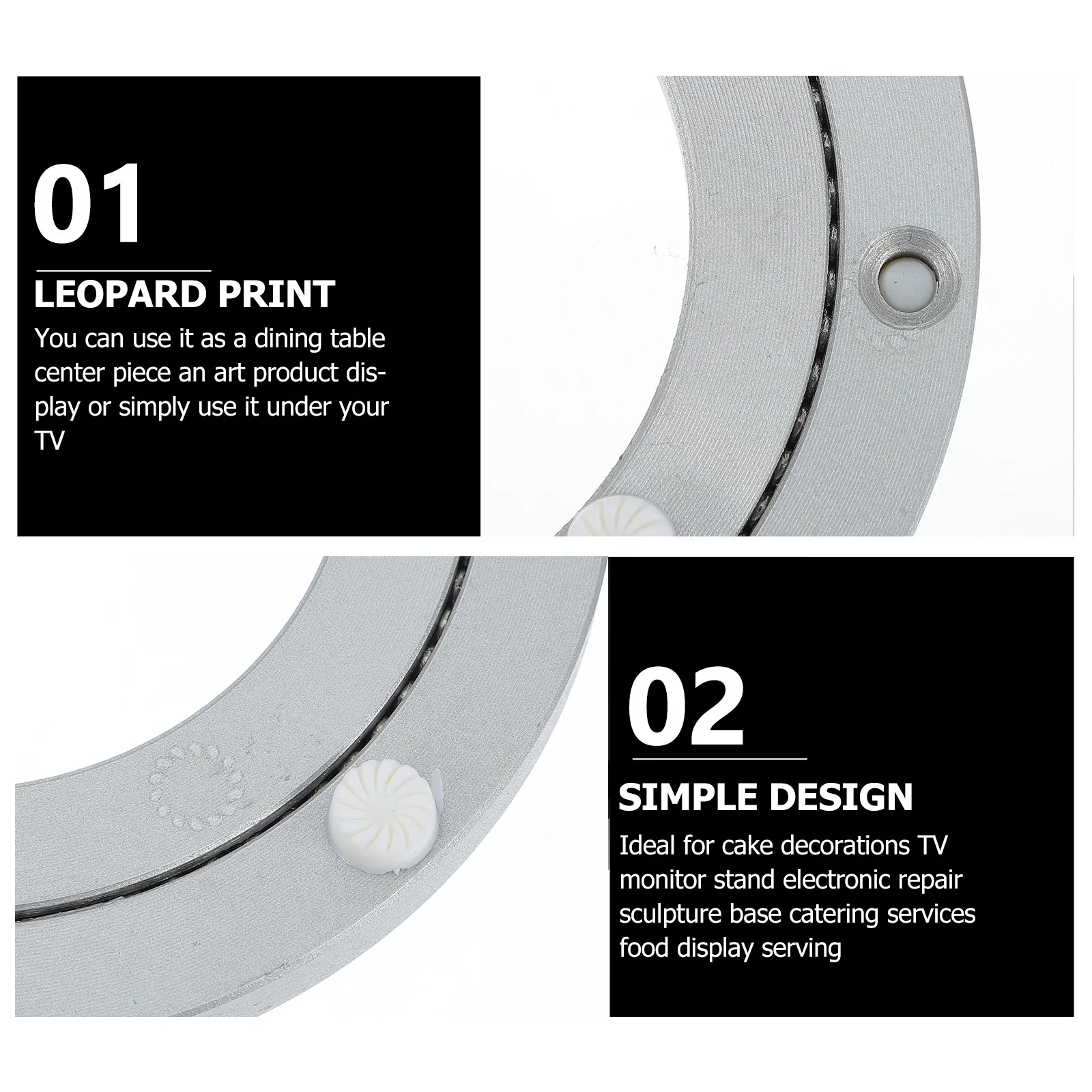 6 Inch Premium Material Turntable Bearing and Sturdy Rotating Swivel for Banquets and Restaurants Rotating Bearing
6 Inch Premium Material Turntable Bearing and Sturdy Rotating Swivel for Banquets and Restaurants Rotating Bearing