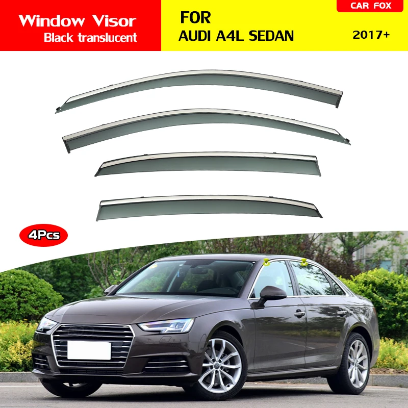 For AudI A4L A4 2017-2022 DOOR VISOR Sedan Window Weathershield Exterior Trim Stainless Steel Bright Stripe Rain Eyebrow Door
For AudI A4L A4 2017-2022 DOOR VISOR Sedan Window Weathershield Exterior Trim Stainless Steel Bright Stripe Rain Eyebrow Door