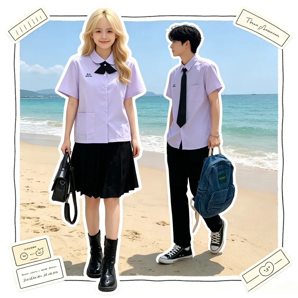 Female Student School Uniform,Short&Long Sleeve Shirt Short Skirt JK Uniform Suit for Graduation Class Campus Daily Wear
Female Student School Uniform,Short&Long Sleeve Shirt Short Skirt JK Uniform Suit for Graduation Class Campus Daily Wear