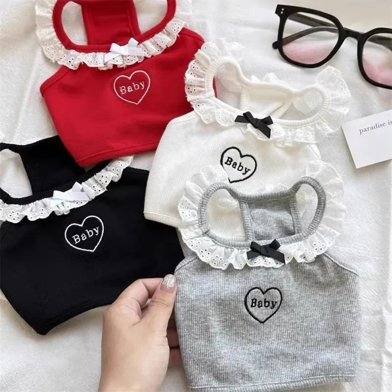 Fashion Pet Clothes Teacup Dog Sling Puppy Summer Love Vest Dog Short T-shirt Bichon Frise Canine Anti-Shedding Two Legs Clothes
Fashion Pet Clothes Teacup Dog Sling Puppy Summer Love Vest Dog Short T-shirt Bichon Frise Canine Anti-Shedding Two Legs Clothes