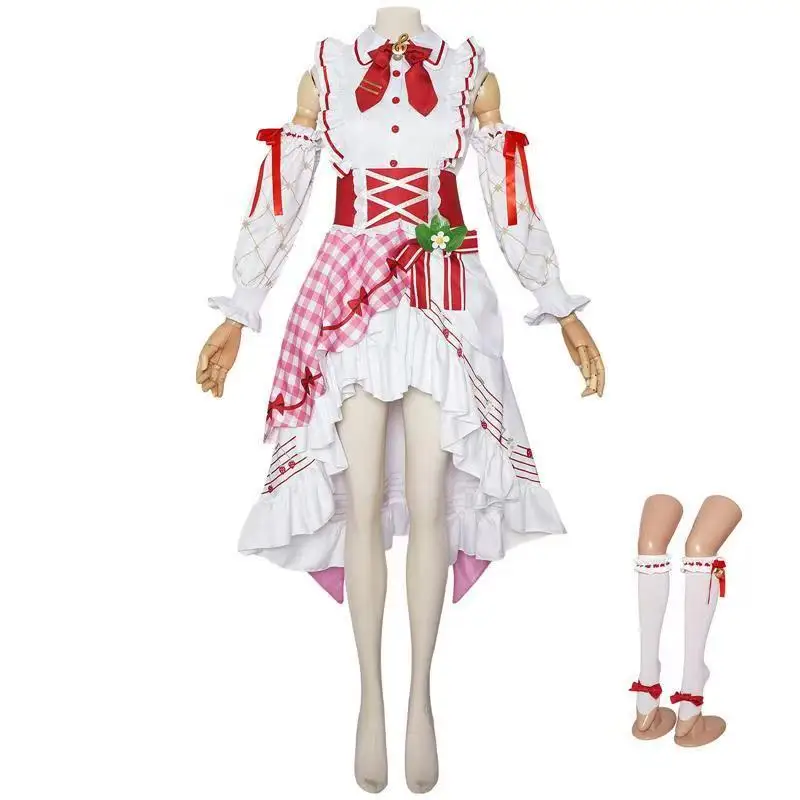 Full Cosplay Outfit with Wig for Women, 15th Anniversary Big Strawberry Gown Set
Full Cosplay Outfit with Wig for Women, 15th Anniversary Big Strawberry Gown Set
