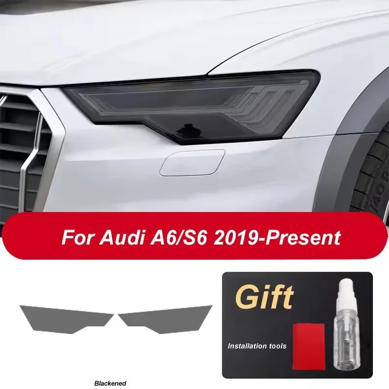 For Audi A6 S6 C8 2019 2020 Car Headlight Protective Film Headlamp Taillight Transparent Black TPU Anti-scratch Sticker PPF
For Audi A6 S6 C8 2019 2020 Car Headlight Protective Film Headlamp Taillight Transparent Black TPU Anti-scratch Sticker PPF