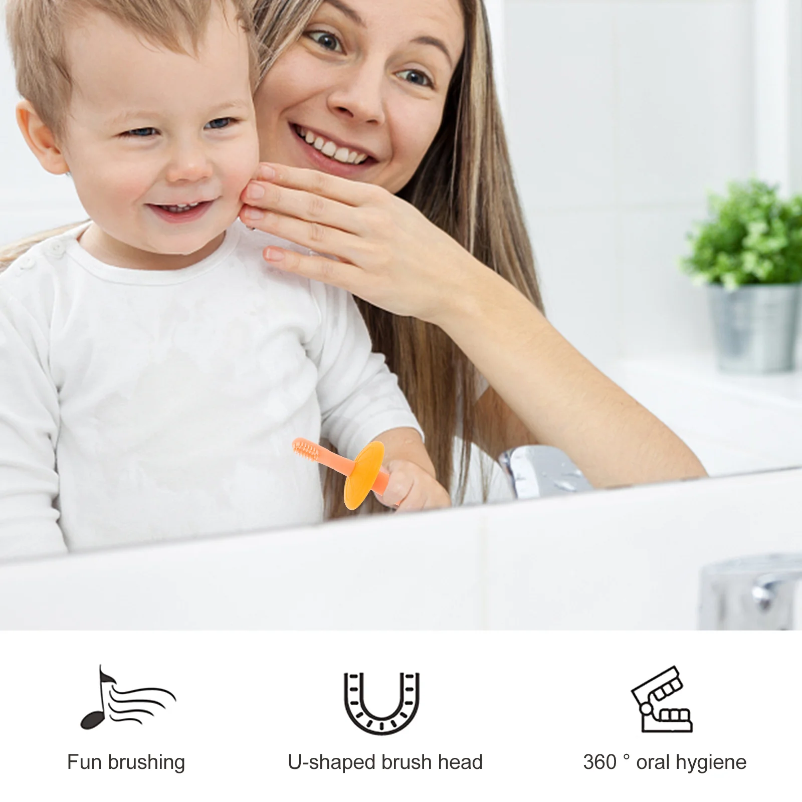 1 комплект, мягкая силиконовая детская зубная щетка с гибкой головкой, очиститель полости рта для младенцев, безопасная силиконовая зубная щетка для ухода за деснами, дизайн на присоске
1 комплект, мягкая силиконовая детская зубная щетка с гибкой головкой, очиститель полости рта для младенцев, безопасная силиконовая зубная щетка для ухода за деснами, дизайн на присоске