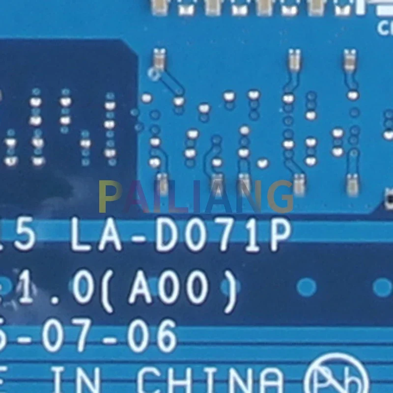 LA-D071P For DELL 5759 5459 5559 Notebook Mainboard 3855U 4405U i3 i5 i7-6th 216-0867020 2G 0F1J0 Laptop Motherboard Full Tested
LA-D071P For DELL 5759 5459 5559 Notebook Mainboard 3855U 4405U i3 i5 i7-6th 216-0867020 2G 0F1J0 Laptop Motherboard Full Tested
