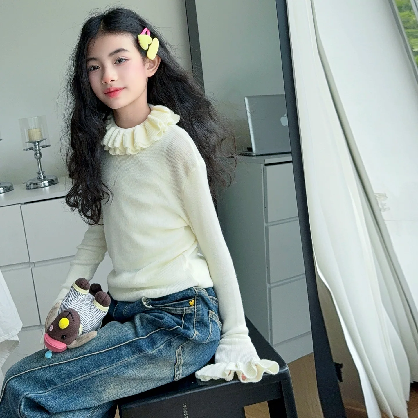 Baby Girl Top Clothes Kids Long Sleeve Tee Little Child Daily Base Girls Spring Autumn Casual Fashion Korean T-Shirt Size 2-11Y
Baby Girl Top Clothes Kids Long Sleeve Tee Little Child Daily Base Girls Spring Autumn Casual Fashion Korean T-Shirt Size 2-11Y