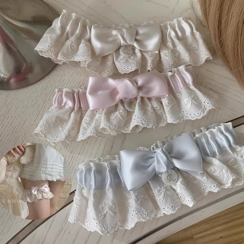 Women Elegant Lolita Elastic Garter Belts Japanese Sweet Leg Straps Gothic Ruffled Summer Bow Lace Leg Decoration Girls Gift
Women Elegant Lolita Elastic Garter Belts Japanese Sweet Leg Straps Gothic Ruffled Summer Bow Lace Leg Decoration Girls Gift