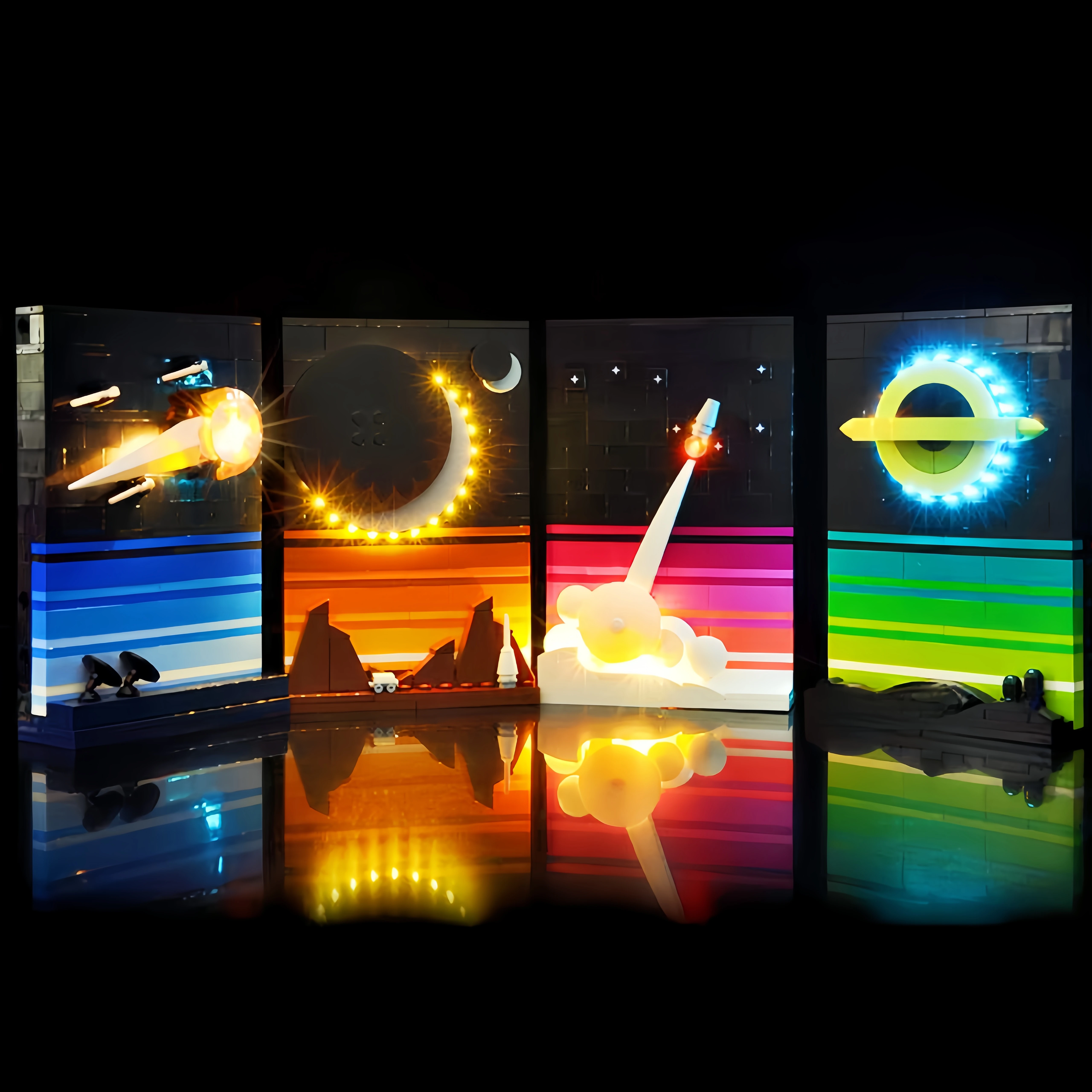 (Blocks not included) 5V LED Lighting For Ideas 21340 Tales of the Space Age Decorative lights Light Up your Building Blocks
(Blocks not included) 5V LED Lighting For Ideas 21340 Tales of the Space Age Decorative lights Light Up your Building Blocks 