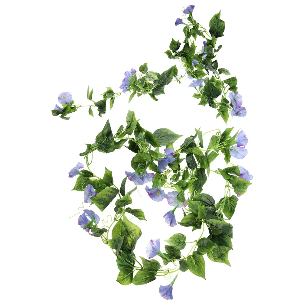 Artificial Morning Glory Vine Decor Yellow Blue Flowers Home Garden Balcony Wall Hanging Faux Vines Decoration Safe
Artificial Morning Glory Vine Decor Yellow Blue Flowers Home Garden Balcony Wall Hanging Faux Vines Decoration Safe