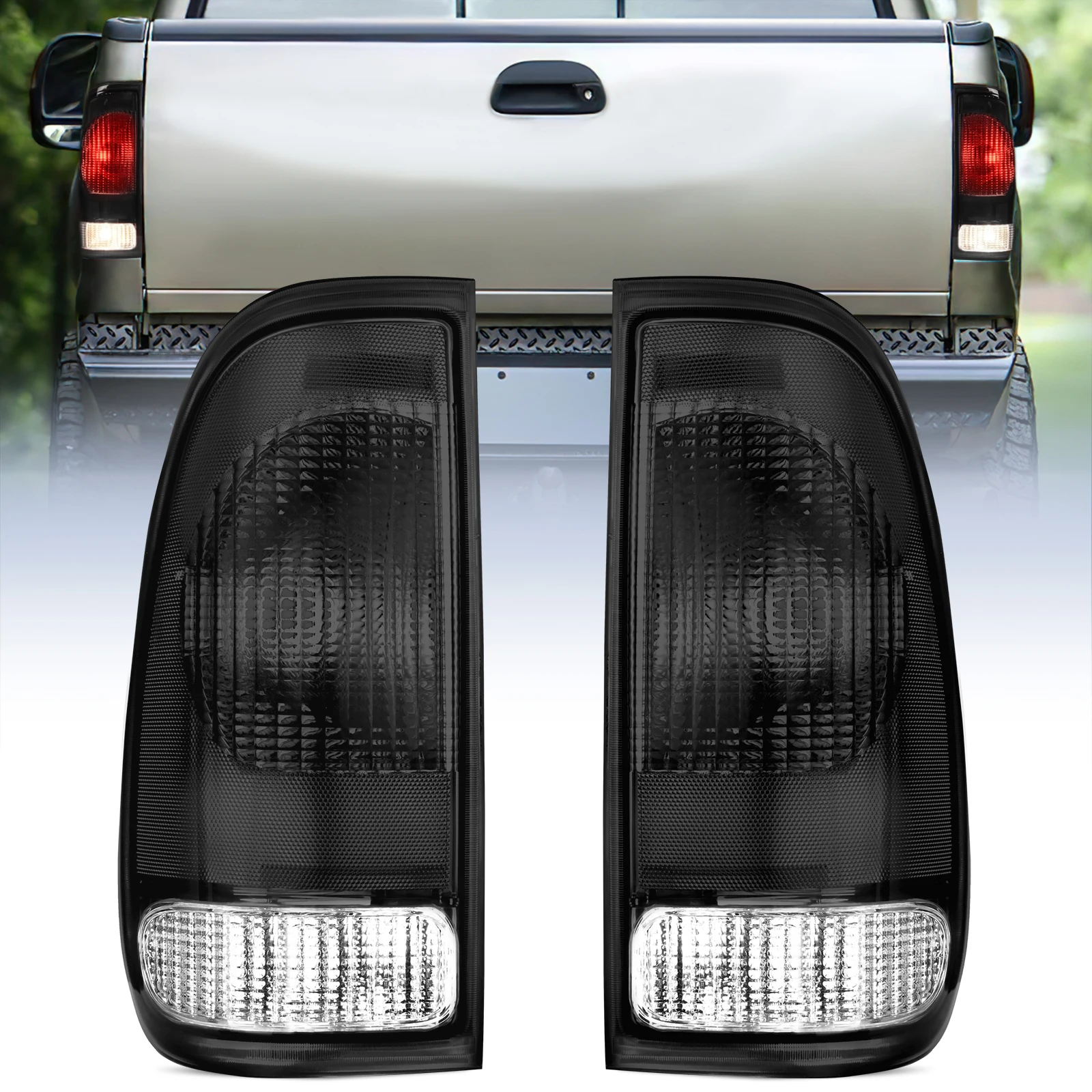 Nilight Tail light + 3rd Third Brake Light Assembly Compatible with 1999 2000 2001 2002 2003 2004 2005 2006 2007 F250 F350 F450 F550 Super Duty Dark Red Taillight with High Mount Brake Rear Cargo Lamp
Nilight Tail light + 3rd Third Brake Light Assembly Compatible with 1999 2000 2001 2002 2003 2004 2005 2006 2007 F250 F350 F450 F550 Super Duty Dark Red Taillight with High Mount Brake Rear Cargo Lamp