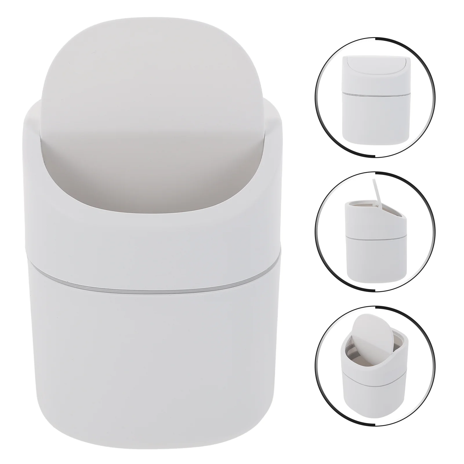 with Cover Mini Trash Can Office Trashcan Lid Bathroom Bin Plastic Simple Household
with Cover Mini Trash Can Office Trashcan Lid Bathroom Bin Plastic Simple Household