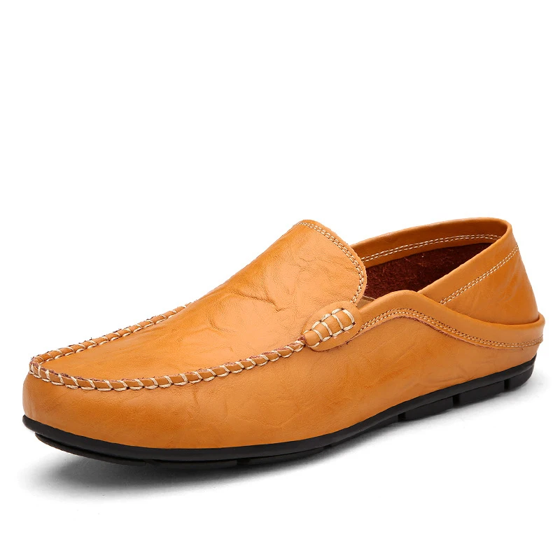 Autumn and winter British-style genuine leather loafers, soft leather shoes for walking and driving, slip-on shoes with a step-o
Autumn and winter British-style genuine leather loafers, soft leather shoes for walking and driving, slip-on shoes with a step-o