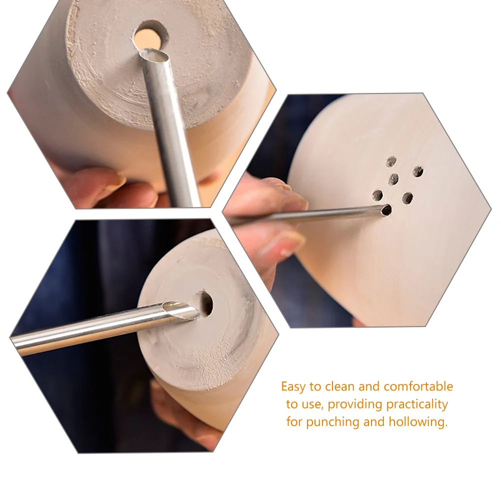 5pcs Stainless Steel Clay Hole Punch Circular Pottery Tools Lightweight Durable Trimming Ideal Sculpture Ceramics Round
5pcs Stainless Steel Clay Hole Punch Circular Pottery Tools Lightweight Durable Trimming Ideal Sculpture Ceramics Round