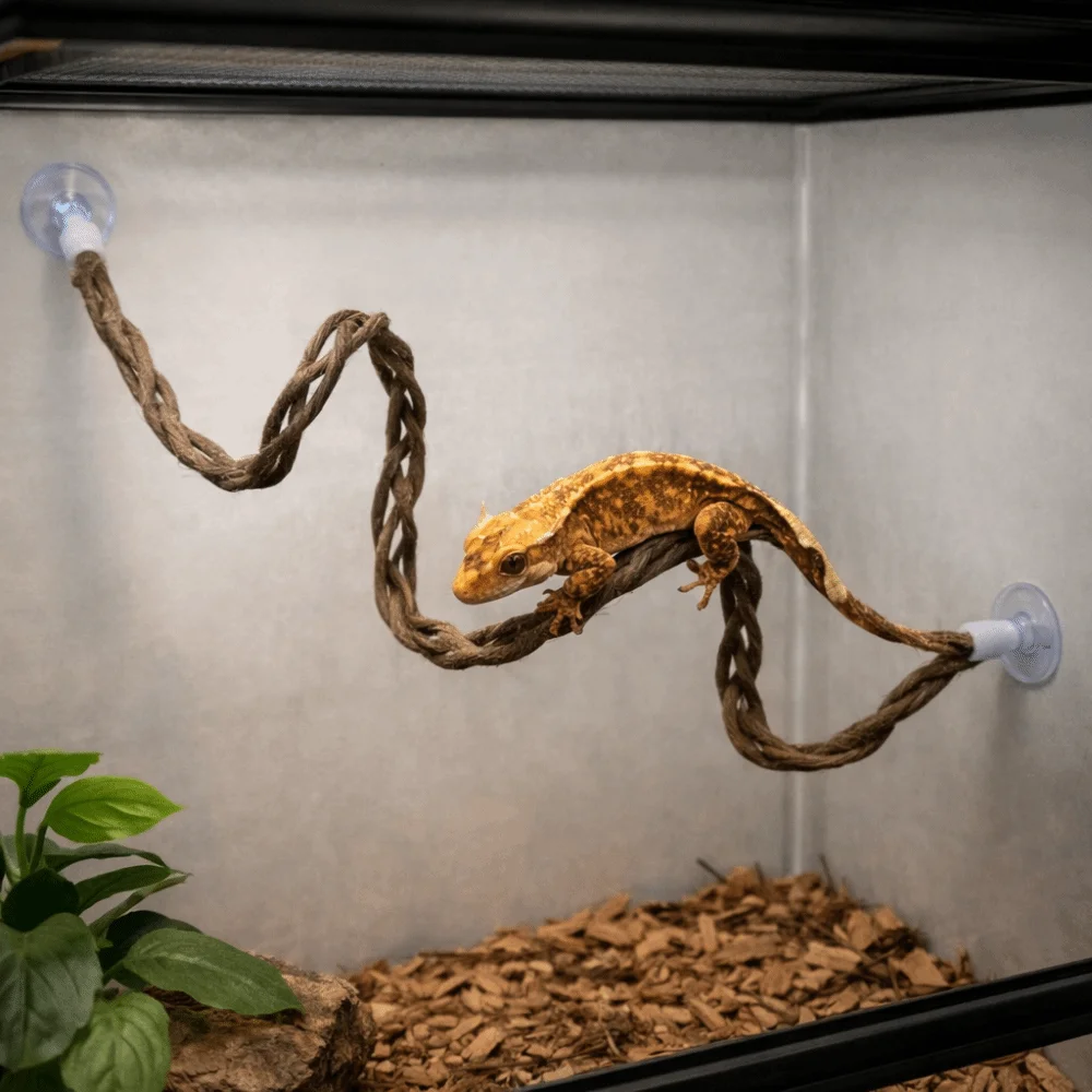 Suction Cup Lizard Hammock Simulated Tree Vine Hanging Swing Snake Climbing Rope Stability Reptile Vines
Suction Cup Lizard Hammock Simulated Tree Vine Hanging Swing Snake Climbing Rope Stability Reptile Vines
