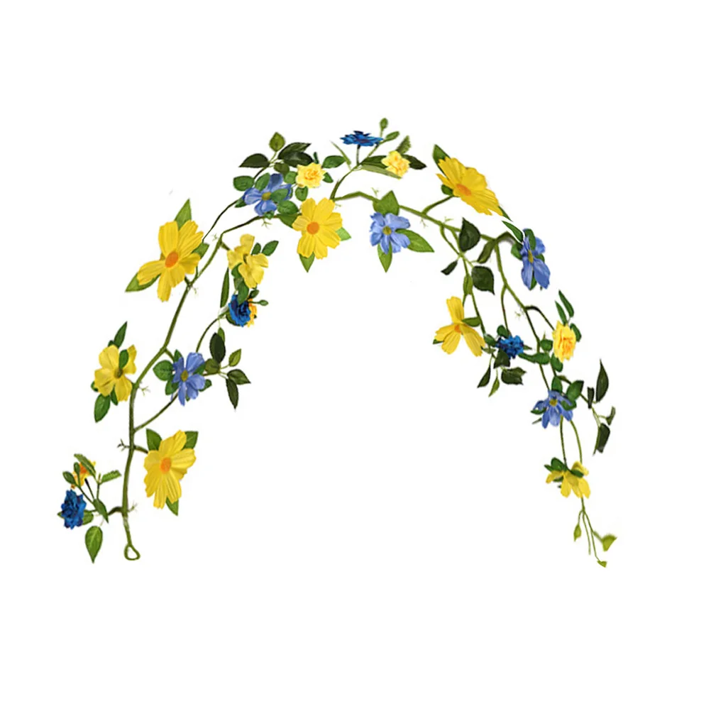 Artificial Plant Garland Wall Hanging Vines Plastic Cosmos Decor Wedding Stage FlowersFlowerDecoration
Artificial Plant Garland Wall Hanging Vines Plastic Cosmos Decor Wedding Stage FlowersFlowerDecoration