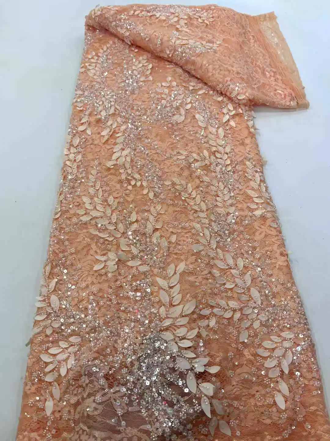 African Tulle Groom Lace Fabric 2025 High Quality French Mesh Sequins Embroidery Lace Fabrics For Women Evening Party Dresses
African Tulle Groom Lace Fabric 2025 High Quality French Mesh Sequins Embroidery Lace Fabrics For Women Evening Party Dresses