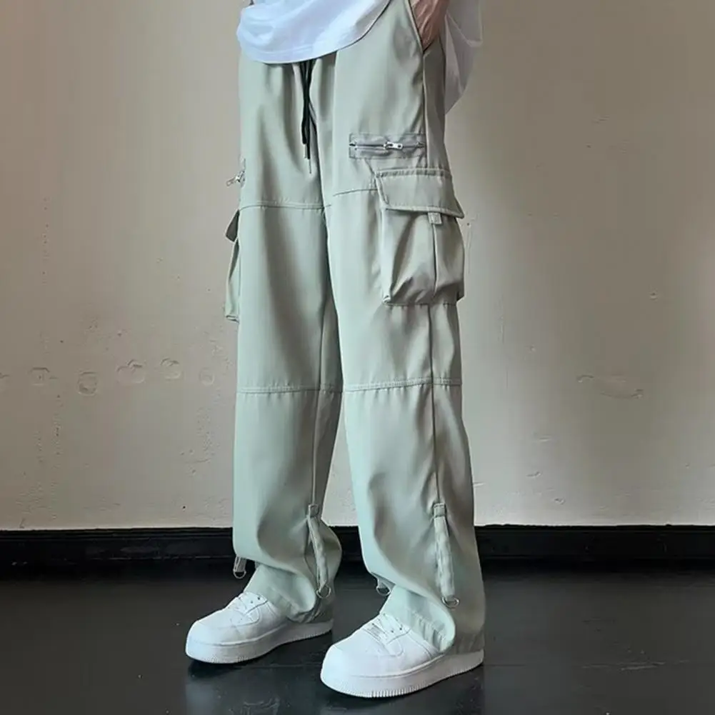 Hip Hop Trousers Men's Wide Leg Cargo Pants with Drawstring Elastic Waist Multi Pockets Casual Comfortable Summer/fall for Plus
Hip Hop Trousers Men's Wide Leg Cargo Pants with Drawstring Elastic Waist Multi Pockets Casual Comfortable Summer/fall for Plus