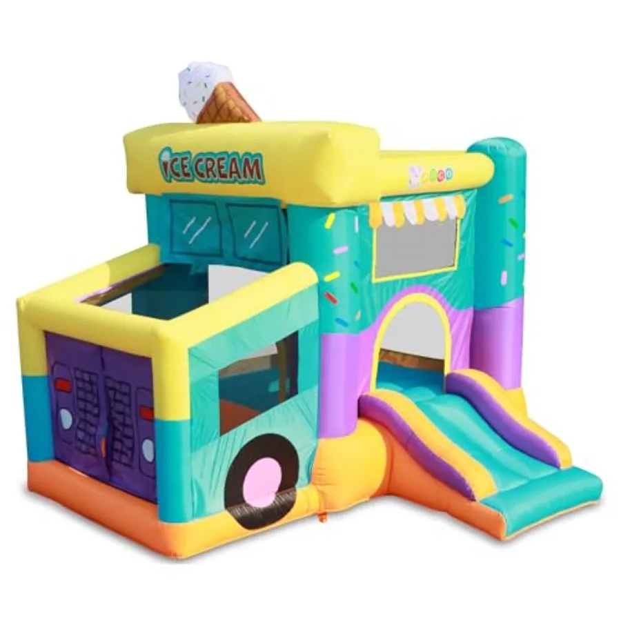 Backyard Inflatable Bounce House with Slide Bouncy Jump Castle Indoor Outdoor Jumping Bouncer for Ages 3-10 Toddlers and Small
Backyard Inflatable Bounce House with Slide Bouncy Jump Castle Indoor Outdoor Jumping Bouncer for Ages 3-10 Toddlers and Small