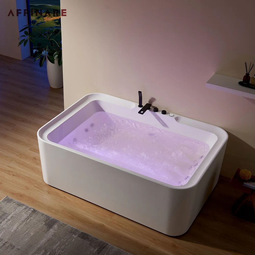 AFFINARE Original Design LED Light Hydrotherapy Massage Bathtub Ultimate Comfort Whirlpool For Indoor/Outdoor/Bathroom 1.8m
AFFINARE Original Design LED Light Hydrotherapy Massage Bathtub Ultimate Comfort Whirlpool For Indoor/Outdoor/Bathroom 1.8m