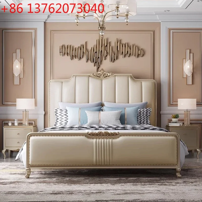 Sleeping Minimalist Double Bed European Design White Modern Double Bed Frame Craft Wooden Designer Cama Solteiro Hotel Furniture
Sleeping Minimalist Double Bed European Design White Modern Double Bed Frame Craft Wooden Designer Cama Solteiro Hotel Furniture