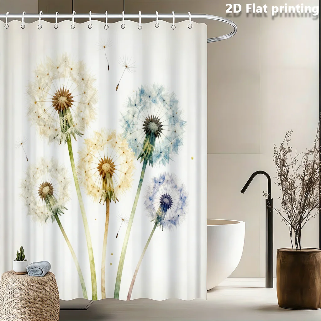 Large Botanical Watercolor Dandelion Shower Curtain Nature Floral Print Waterproof Boho Bathroom Decor 180x200cm
Large Botanical Watercolor Dandelion Shower Curtain Nature Floral Print Waterproof Boho Bathroom Decor 180x200cm