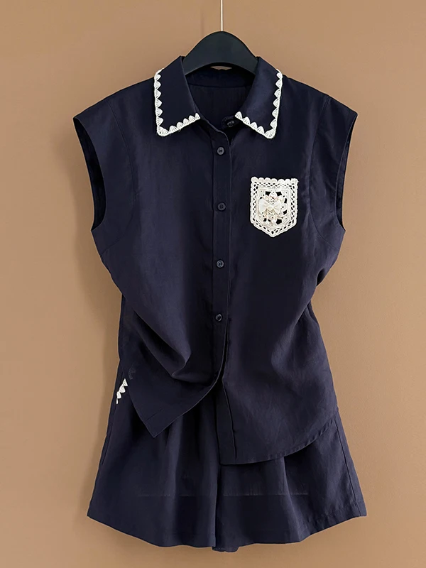 Summer 2026 Fashion Casual Stylish Women's Sleeveless Top Shorts Two-Piece Set Age-Defying Trendy Neck Other 100%
Summer 2026 Fashion Casual Stylish Women's Sleeveless Top Shorts Two-Piece Set Age-Defying Trendy Neck Other 100%