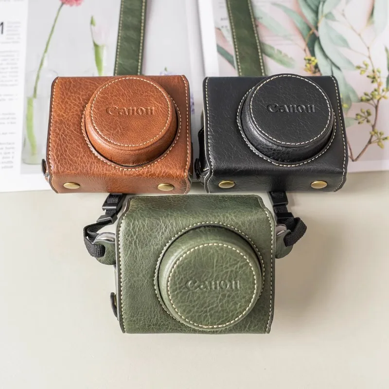 Сумка для фотоаппарата Canon G7X3/G7X2 сумка для фотоаппарата G7X Mark III ретро защитный чехол g7x2 кожаный
Сумка для фотоаппарата Canon G7X3/G7X2 сумка для фотоаппарата G7X Mark III ретро защитный чехол g7x2 кожаный