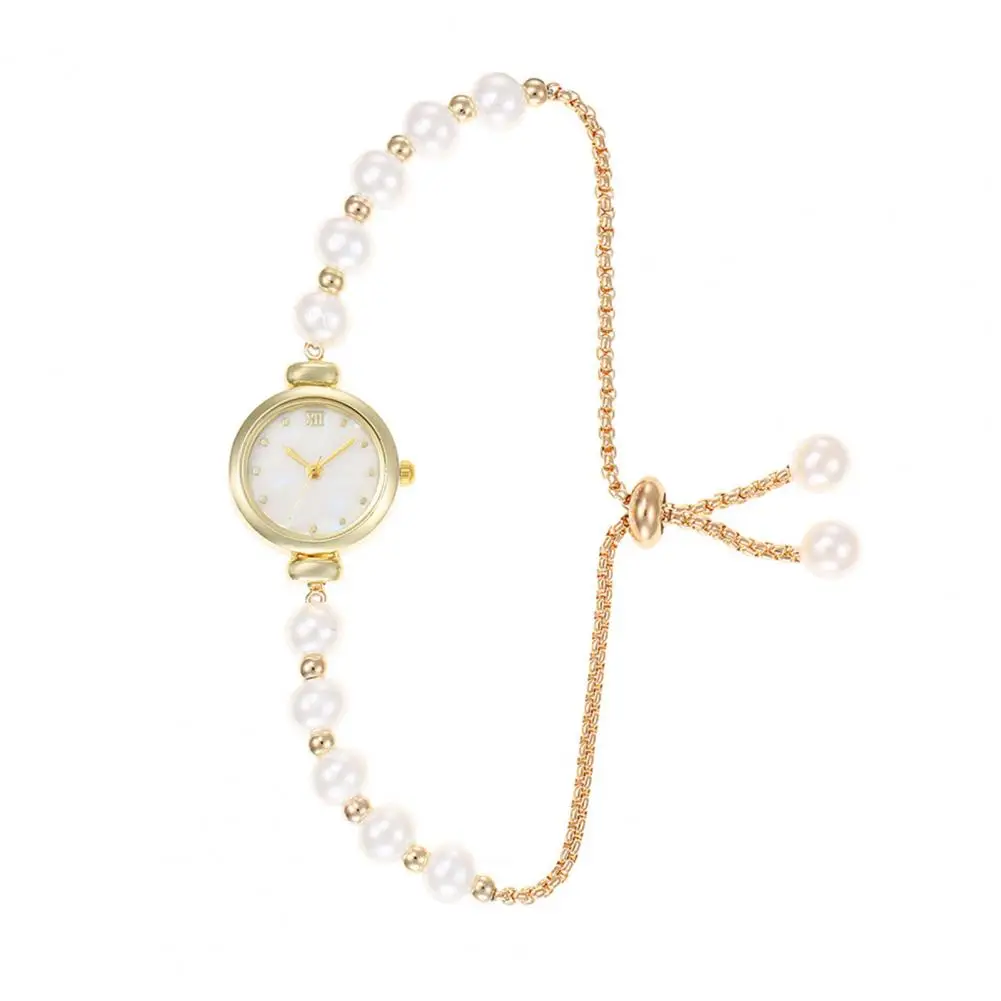 Women Formal Watch Elegant Faux Pearl Bracelet Watch with Rhinestone Dial for Women Adjustable Strap Formal Dress Quartz
Women Formal Watch Elegant Faux Pearl Bracelet Watch with Rhinestone Dial for Women Adjustable Strap Formal Dress Quartz