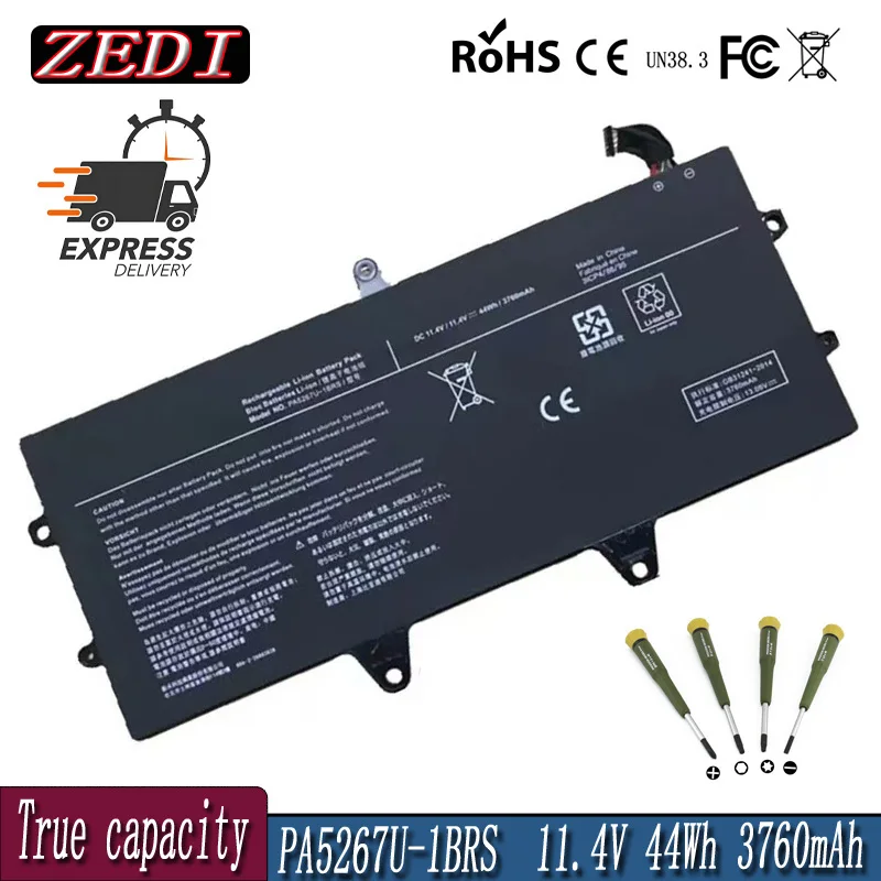 ZEDI PA5267U-1BRS PA5267U Laptop Battery for Toshiba Portege X20W X20W-D X20W-D-10E X20W-D-10Q X20W-D-10R Series 11.4V 44Wh
ZEDI PA5267U-1BRS PA5267U Laptop Battery for Toshiba Portege X20W X20W-D X20W-D-10E X20W-D-10Q X20W-D-10R Series 11.4V 44Wh