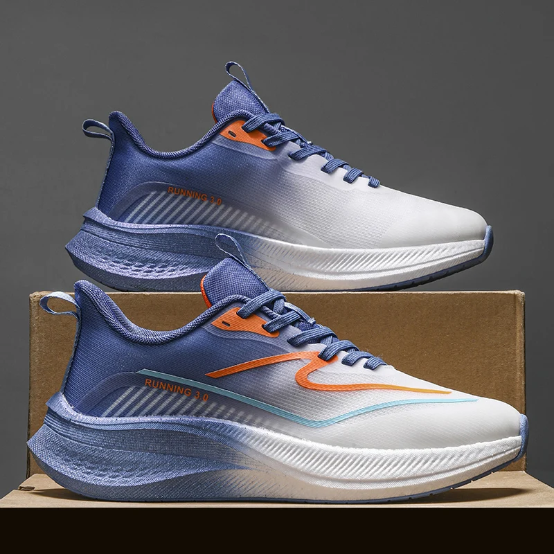 Men's fashion comfortable outdoor four season casual breathable sneakers light soft-sole speed running shoes racing sports shoes
Men's fashion comfortable outdoor four season casual breathable sneakers light soft-sole speed running shoes racing sports shoes