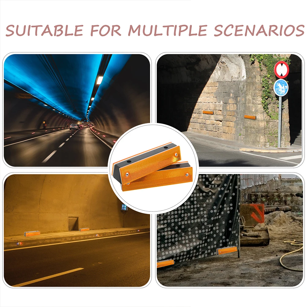 5pcs Reflective Driveway Marker Pavement Road Reflector Rectangular Delineator Guardrail Highway Garage Solid Visibility
5pcs Reflective Driveway Marker Pavement Road Reflector Rectangular Delineator Guardrail Highway Garage Solid Visibility