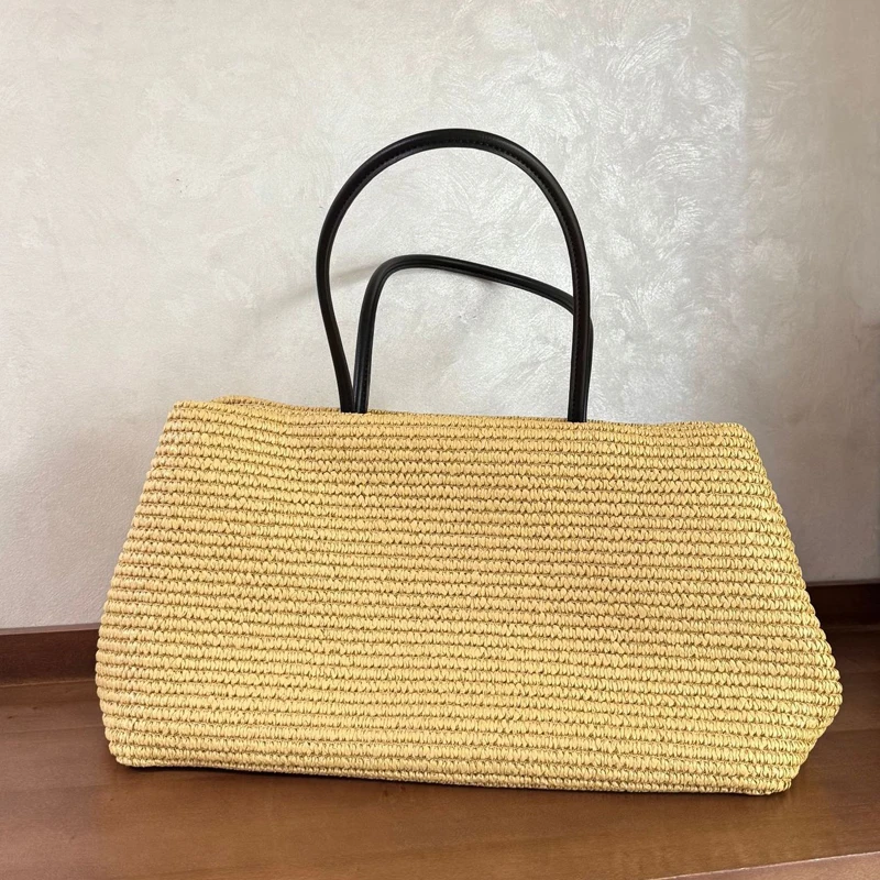 Straw Beach Tote Bags For Women Luxury Designer Handbags And Purses 2026 New In Grass Knitting Large Capacity Underarm Shoulder
Straw Beach Tote Bags For Women Luxury Designer Handbags And Purses 2026 New In Grass Knitting Large Capacity Underarm Shoulder
