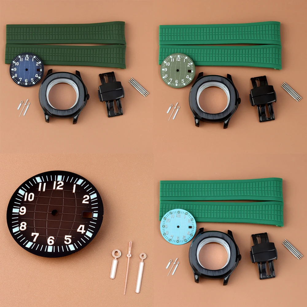 42mm NH35 Rubber Strap Watch Case 31.5mm Dial Hands Stainless Steel For NH35 NH36 Movement for Nautilus AQUANAUT Case Parts
42mm NH35 Rubber Strap Watch Case 31.5mm Dial Hands Stainless Steel For NH35 NH36 Movement for Nautilus AQUANAUT Case Parts