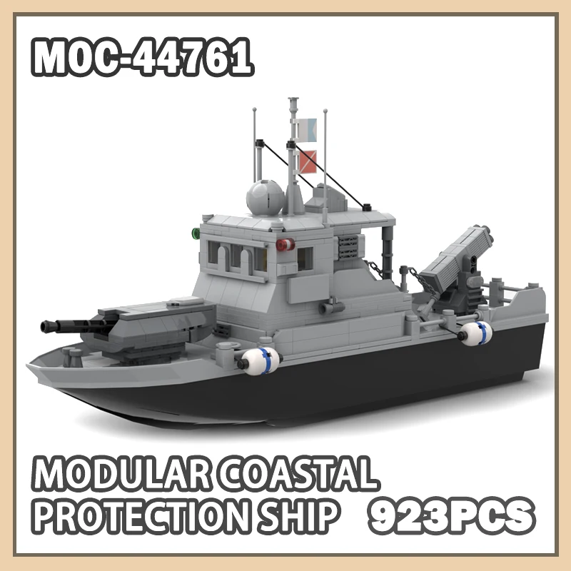 MOC-44761 Военная война, модульная защита от прибрежного корабля, строительный блок, модель, набор кирпичей, креативные подарки, высококачественная игрушка «сделай сам», 923 шт.
MOC-44761 Военная война, модульная защита от прибрежного корабля, строительный блок, модель, набор кирпичей, креативные подарки, высококачественная игрушка «сделай сам», 923 шт.