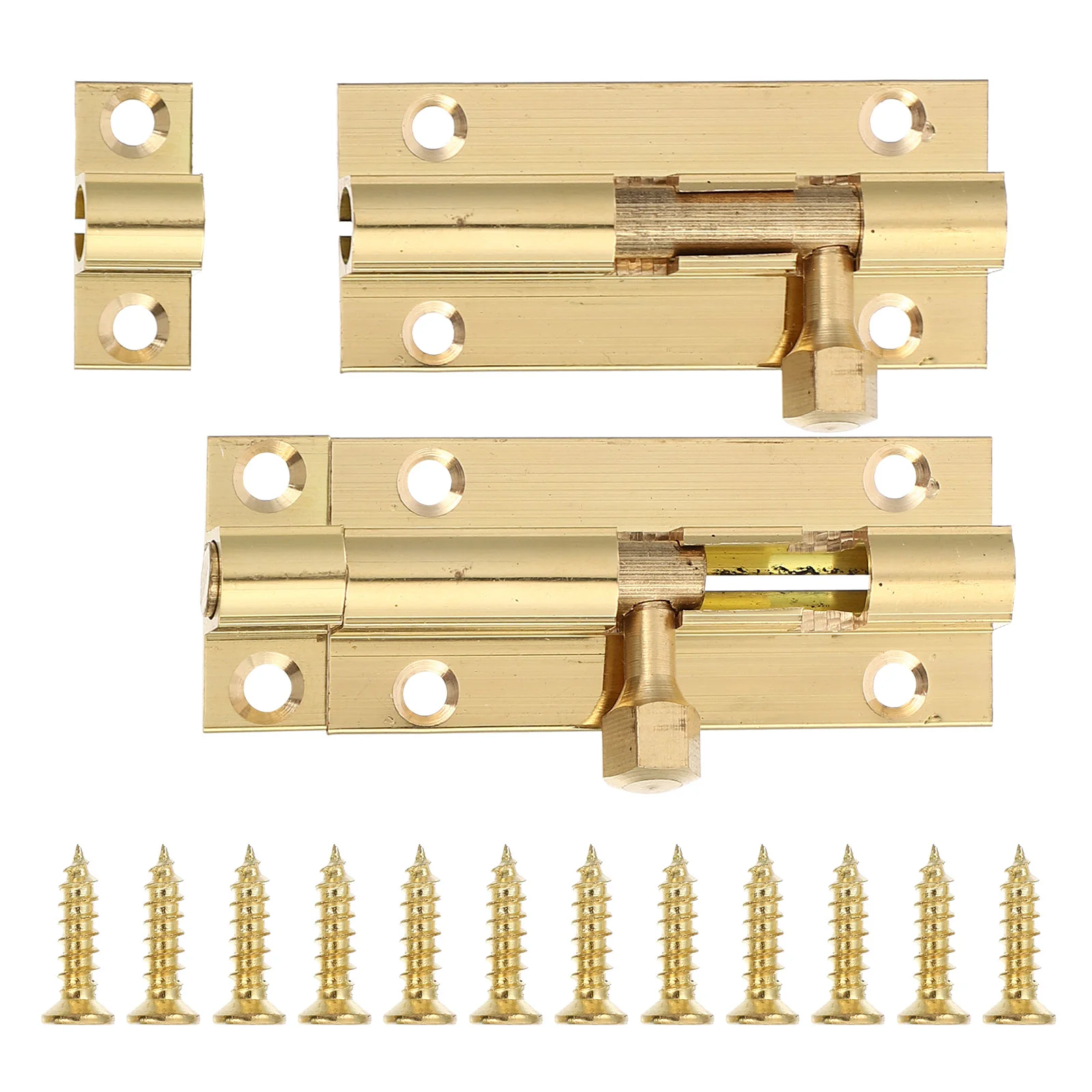 2 Pcs Wardrobe Deadbolt Lock Door Latch Combination Copper Bolts for inside Wood Assembly
2 Pcs Wardrobe Deadbolt Lock Door Latch Combination Copper Bolts for inside Wood Assembly